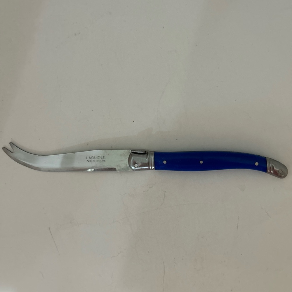 Jean Dubost Black Handle w/bee Laguiole Stainless Cheese Knife Made In France